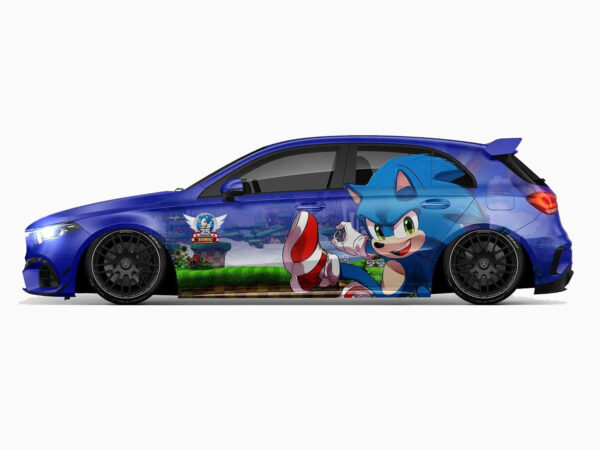 🔵⚡ Sonic the Hedgehog Car Wrap - Gotta Go Fast