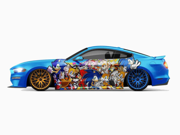 🦔 Sonic The Hedgehog Car Wrap - Gotta Go Fast