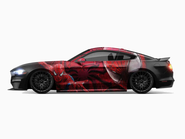 🔴🕷️ Red Alert Spider-Man Car Wrap