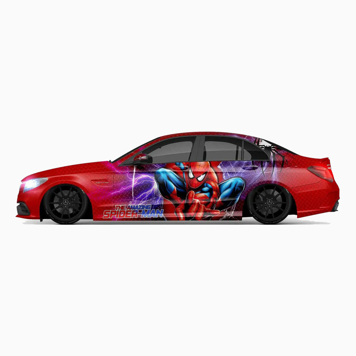 ⚡ Spider-Man Lightning Car Wrap - Image 2