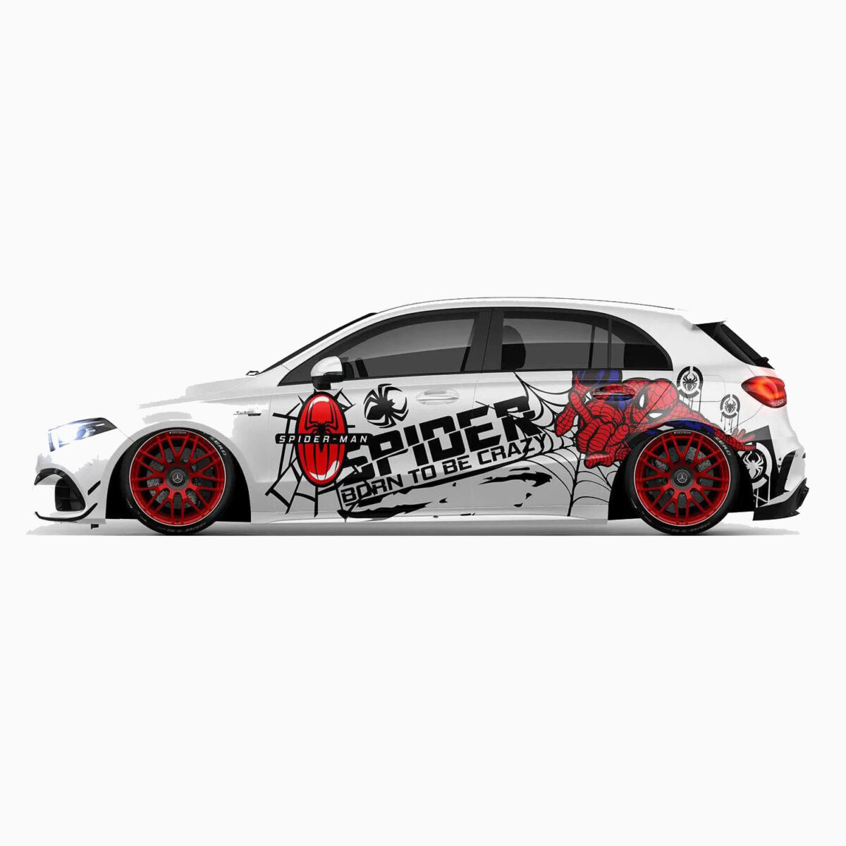 🤪 Spider-Man "Born To Be Crazy" Car Wrap - Image 3
