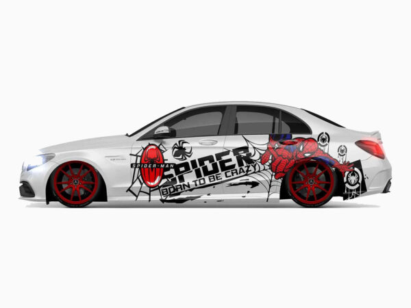 🤪 Spider-Man "Born To Be Crazy" Car Wrap