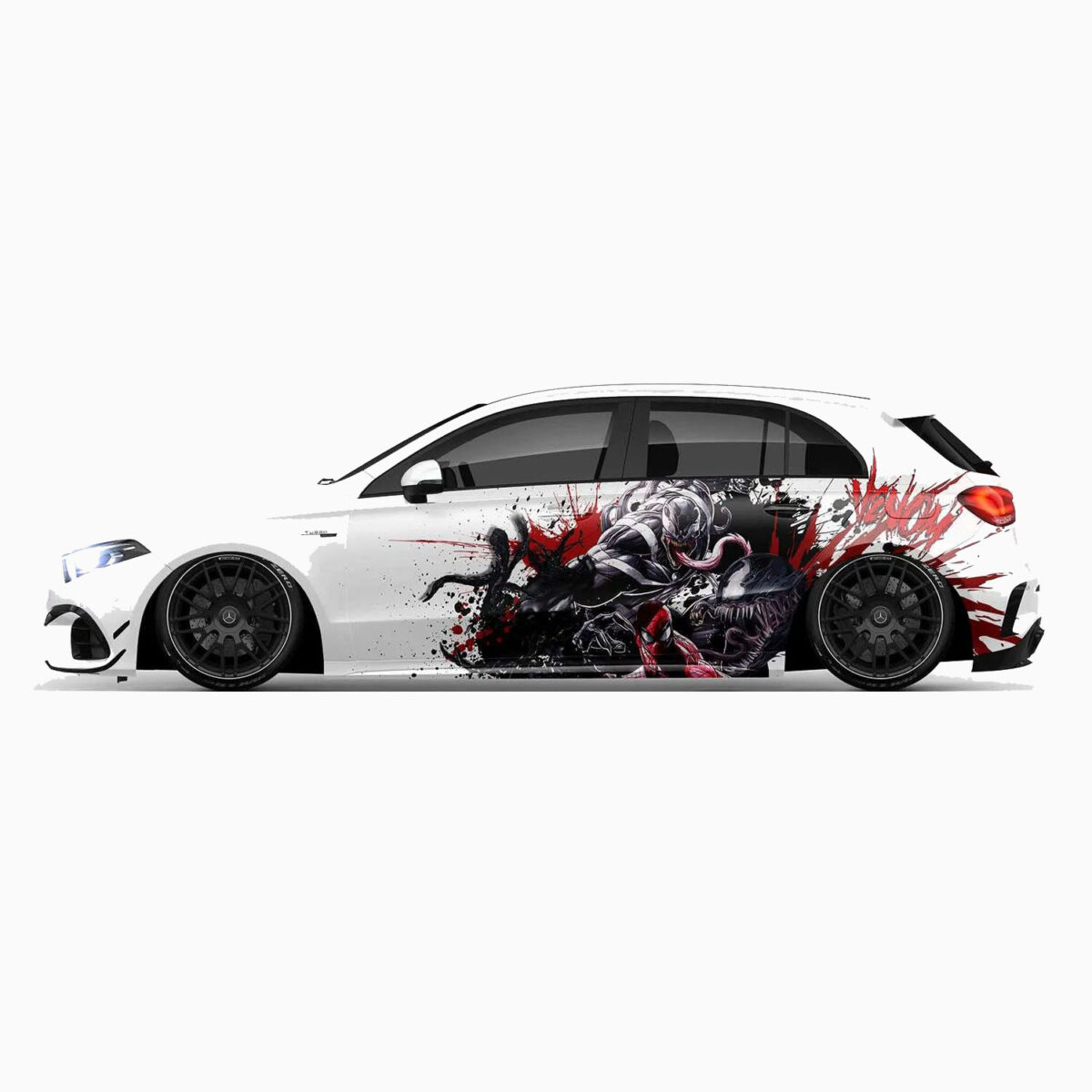 💥 Venom vs. Spider-Man Car Wrap - Clash of Icons