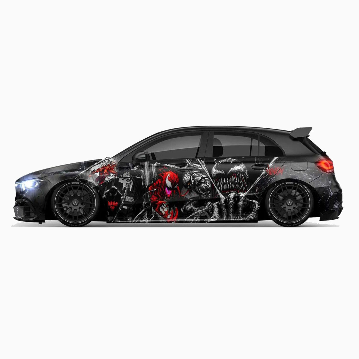 🕷️👹 Venom Carnage Collage Car Wrap - Symbiotes - Image 3