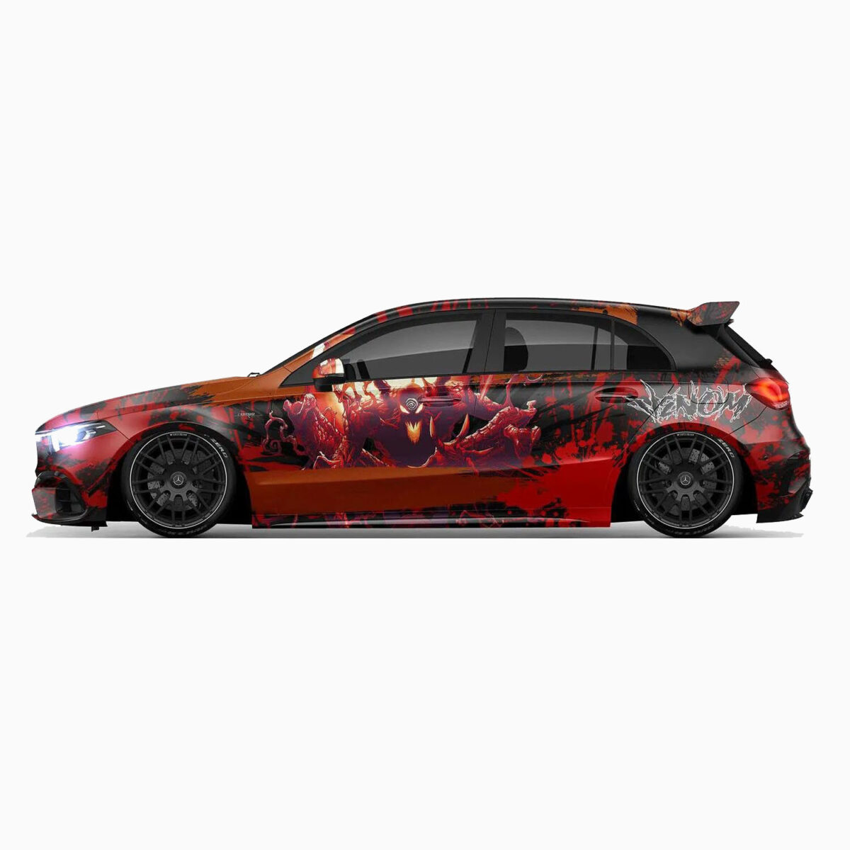 🔥 Red Venom Monster Car Wrap - Unleash the Horde - Image 3