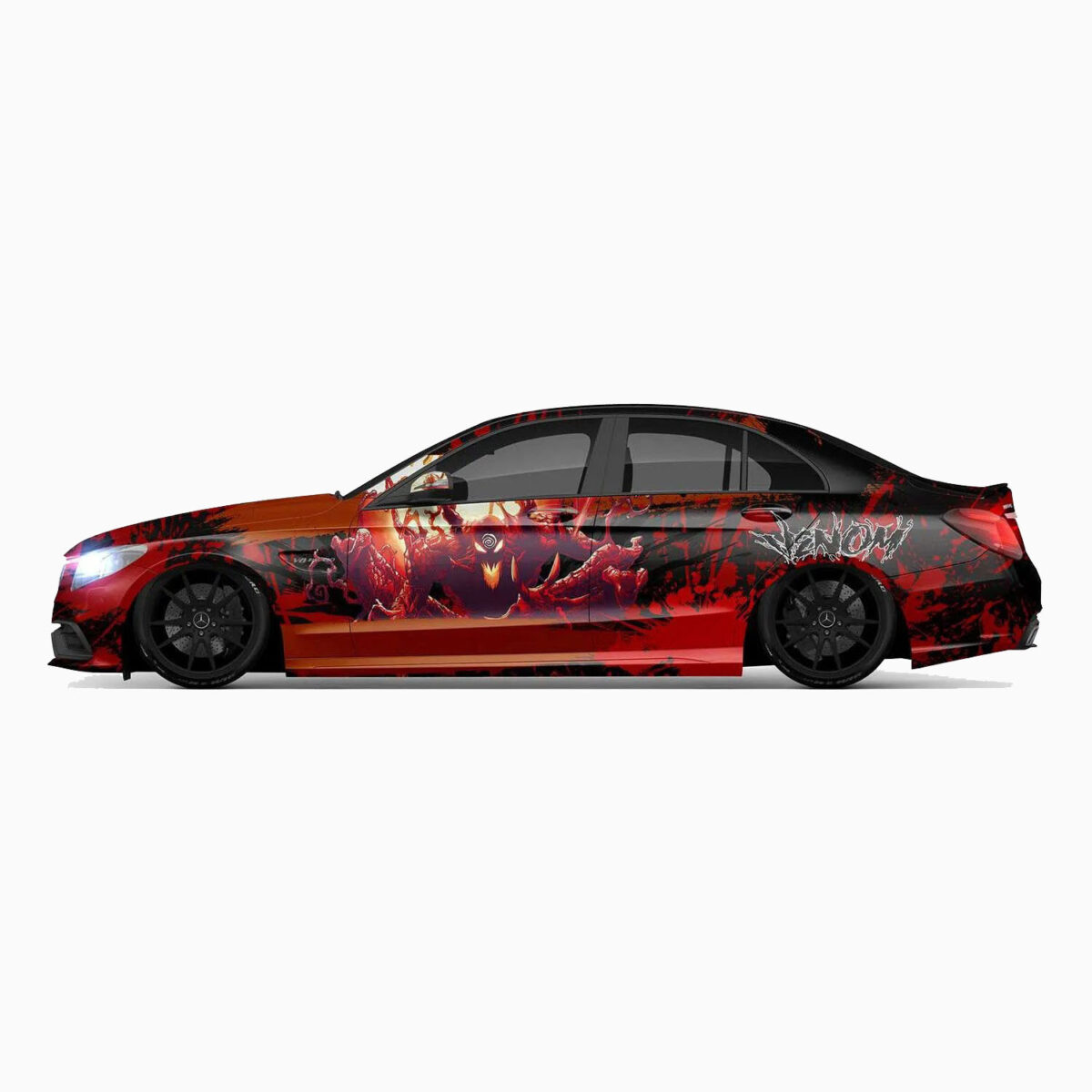 🔥 Red Venom Monster Car Wrap - Unleash the Horde - Image 2