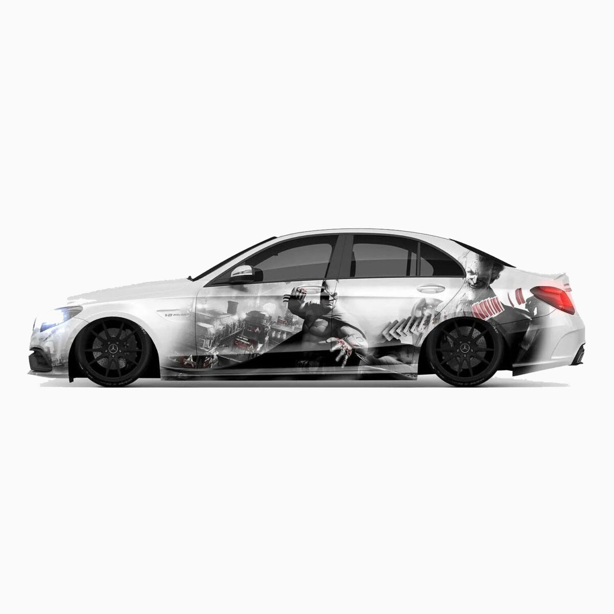 🃏🦇 Batman & Joker Car Wrap - Chaos in Gotham