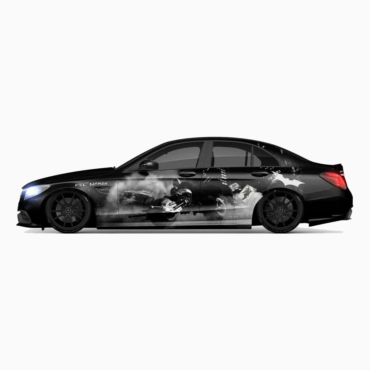 🏍️ Batman Batcycle Car Wrap - Ride the Shadows - Image 2