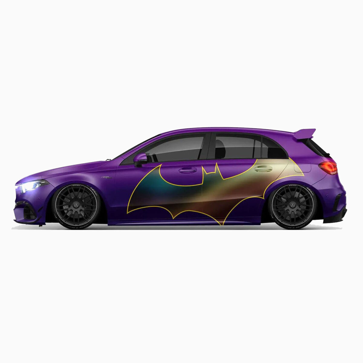💜🃏 Joker Themed Batman Logo Wrap - Image 3