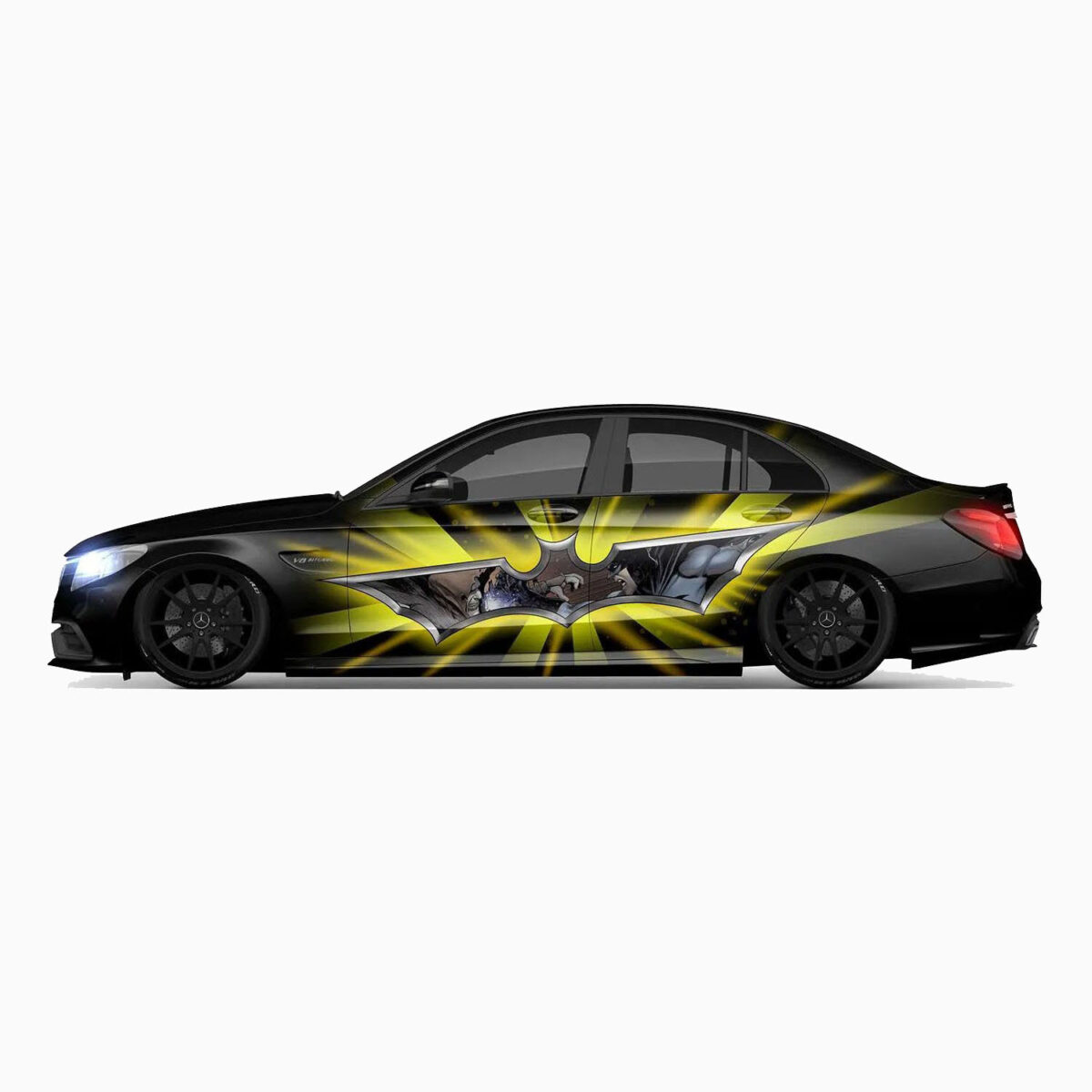 🌟🦇 Glowing Batman Logo Wrap - Beacon of Gotham - Image 2