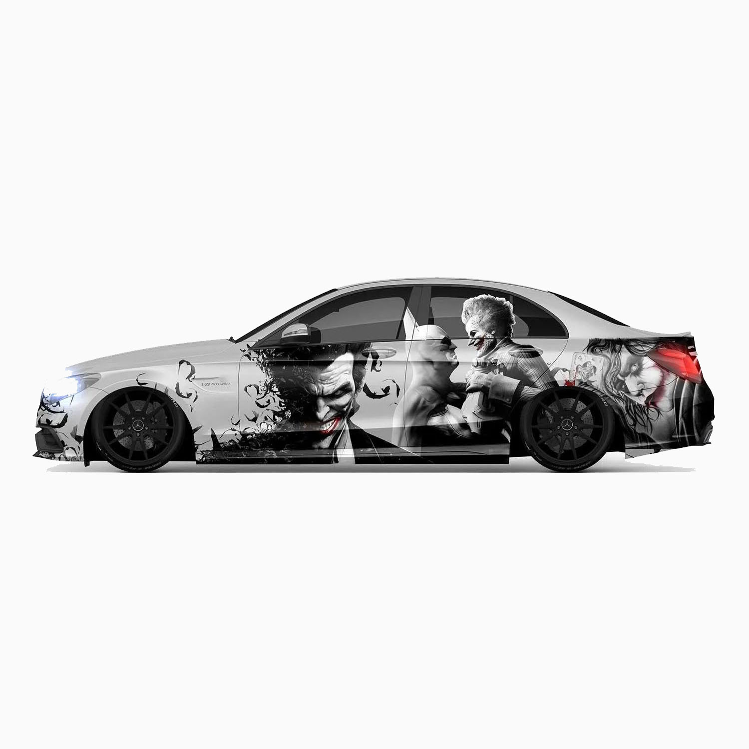 🃏🤡 Joker Madness Car Wrap - Embrace the Chaos - Image 2