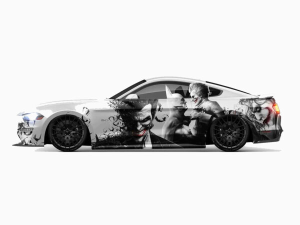 🃏🤡 Joker Madness Car Wrap - Embrace the Chaos