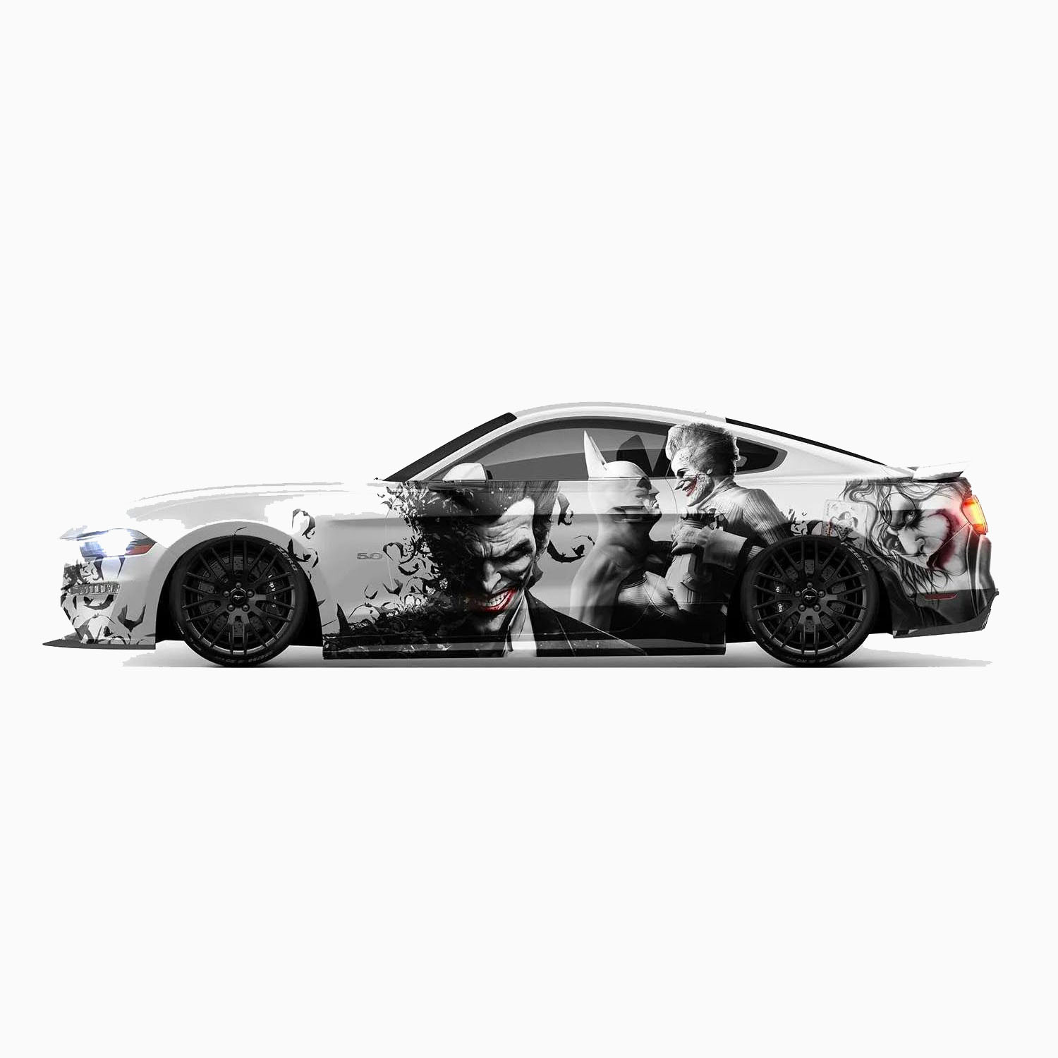 🃏🤡 Joker Madness Car Wrap - Embrace the Chaos