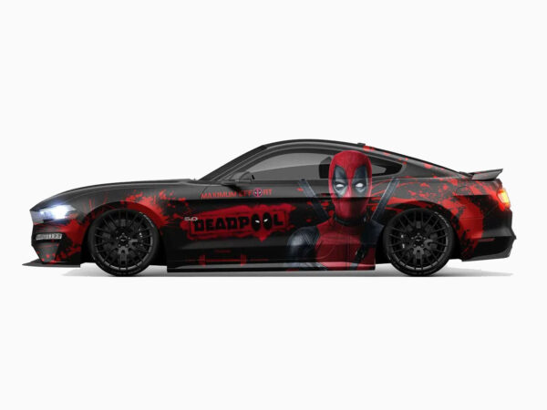 ⚔️ Deadpool "Maximum Effort" Car Wrap