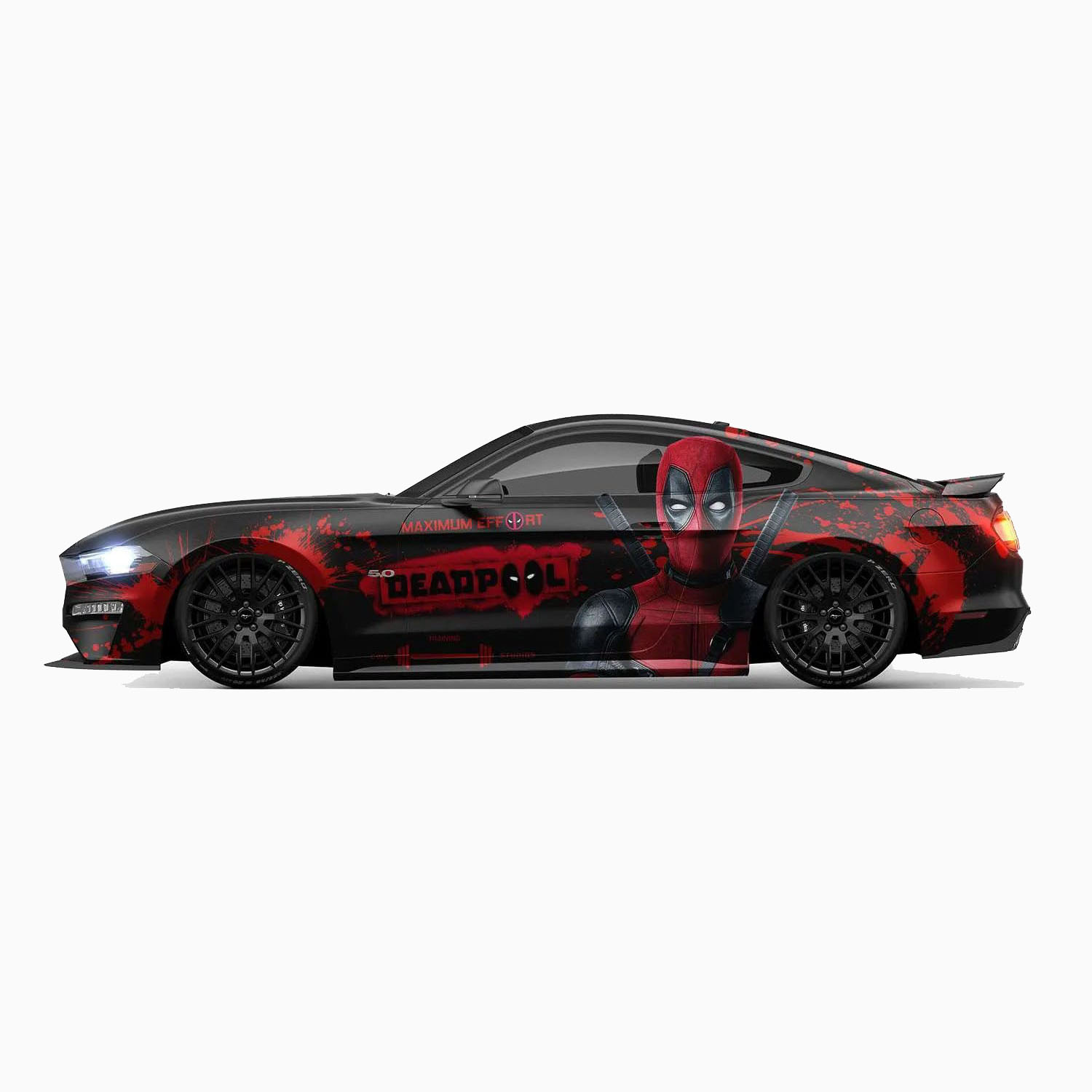 ⚔️ Deadpool "Maximum Effort" Car Wrap