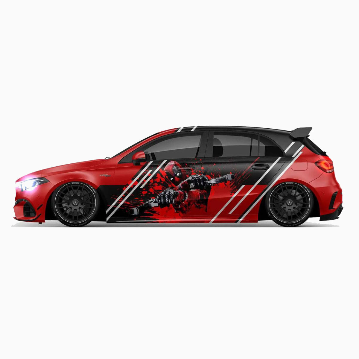 💥🔫 Deadpool Pistols Car Wrap - Maximum Firepower - Image 3