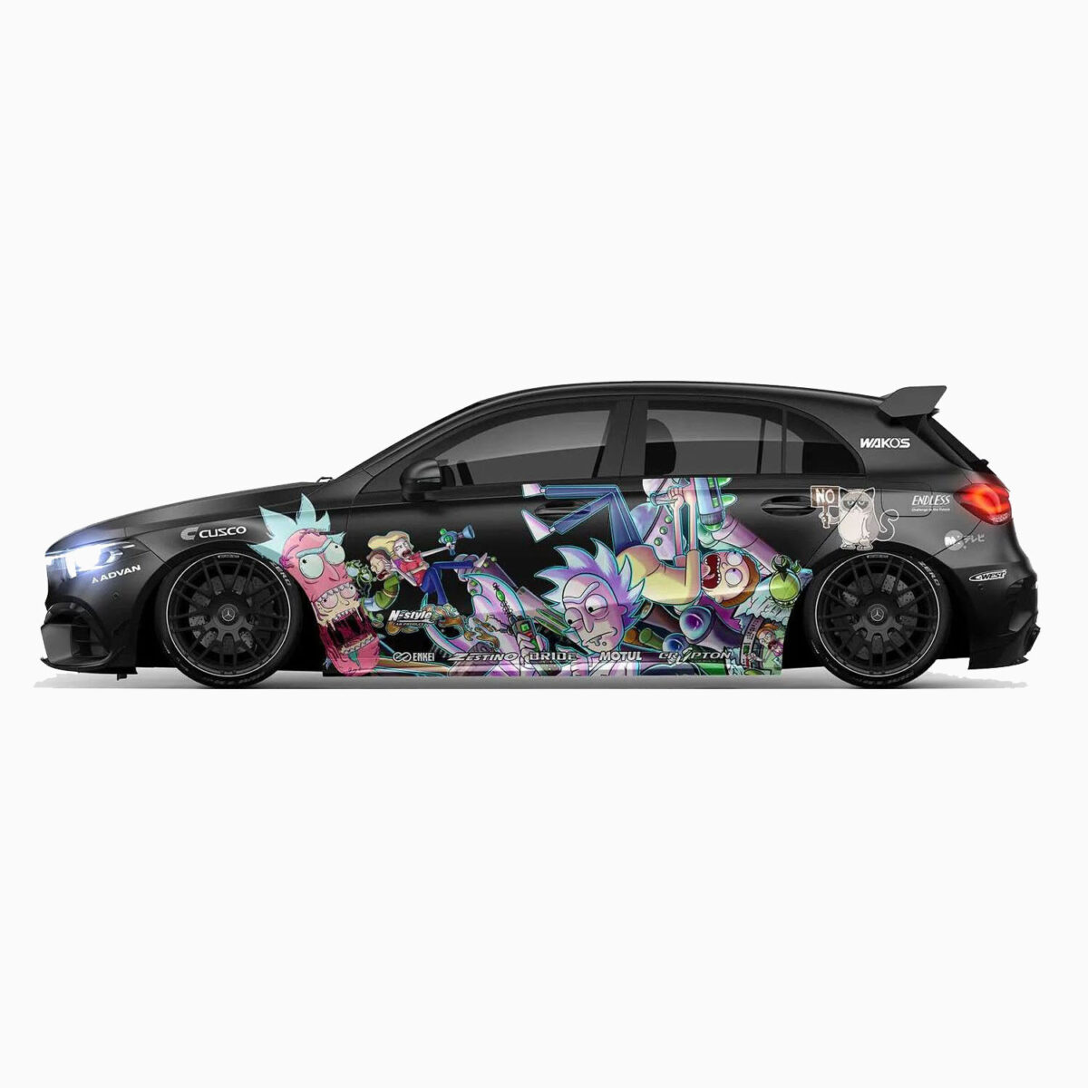 🧪🌌 Rick and Morty Car Wrap - Wubba Lubba Dub Dub - Image 3
