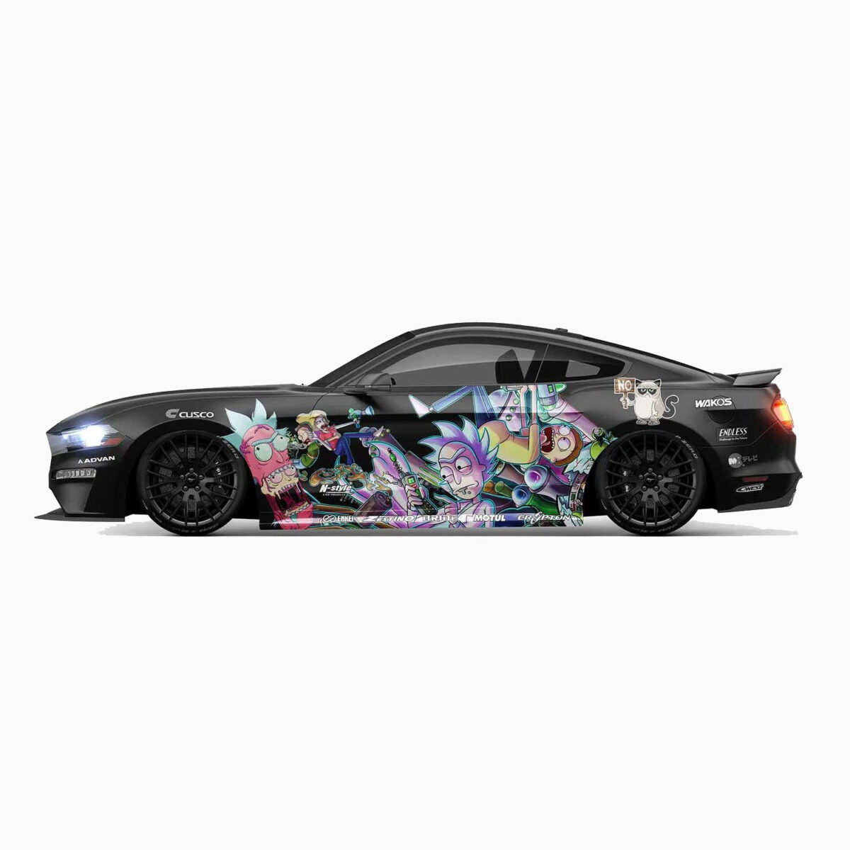 🧪🌌 Rick and Morty Car Wrap - Wubba Lubba Dub Dub