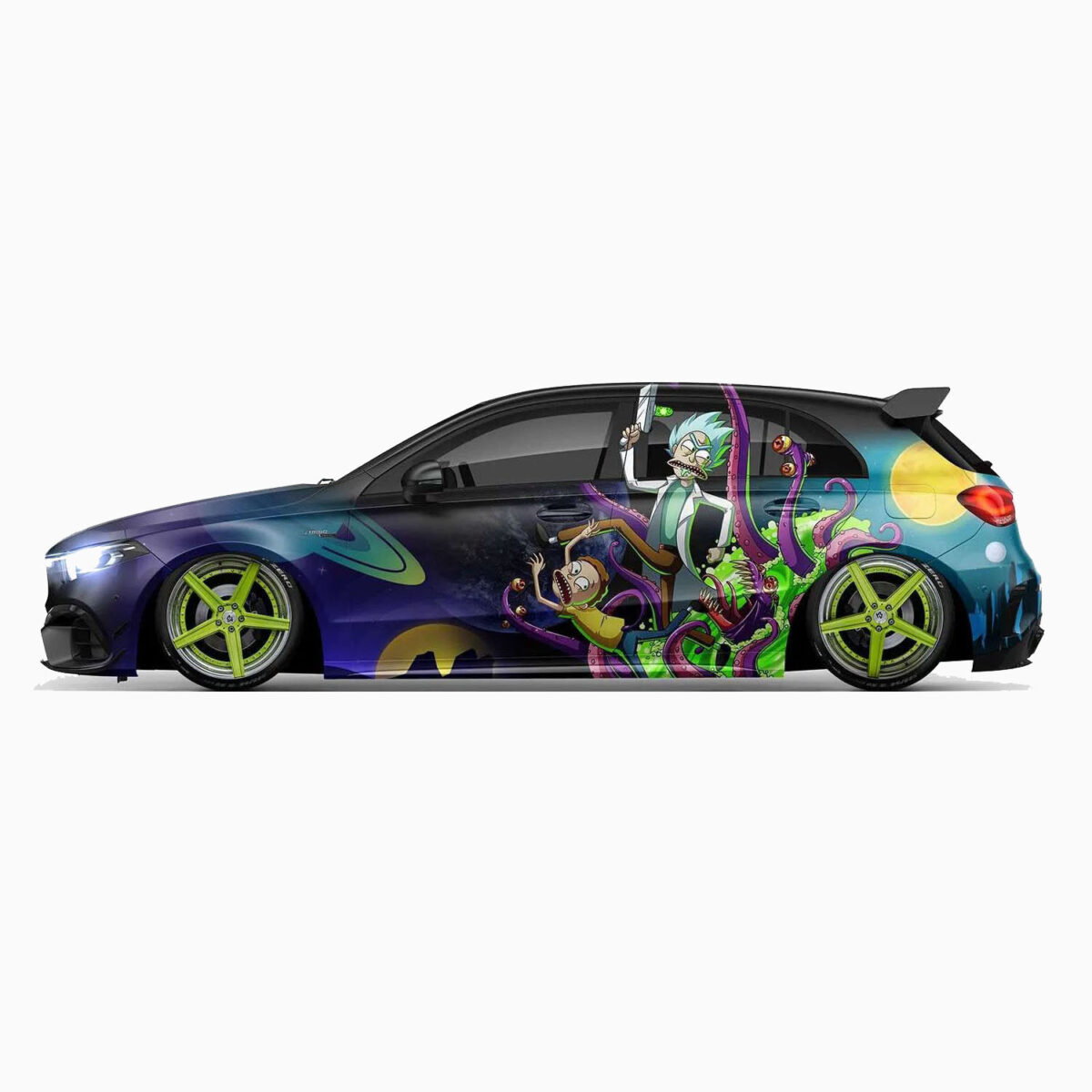 🌌🐙 Rick & Morty Vs Monster Car Wrap - Image 3