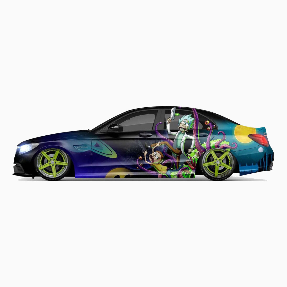 🌌🐙 Rick & Morty Vs Monster Car Wrap - Image 2
