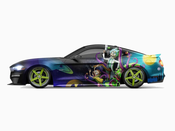 🌌🐙 Rick & Morty Vs Monster Car Wrap