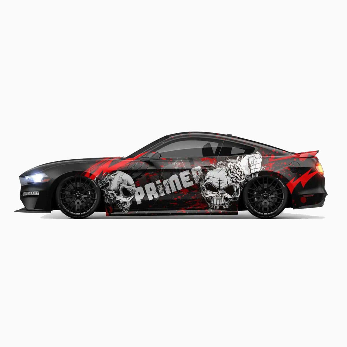 💀✊ Skull Rebellion Car Wrap - Forge Your Path - Image 3