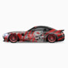 💀⚙️ Skull & Saw Blade Car Wrap - Industrial Power