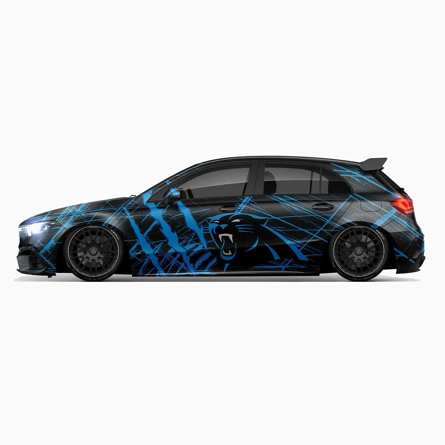 Black Panther Energy Car Wrap - Unleash Ferocity - Image 2