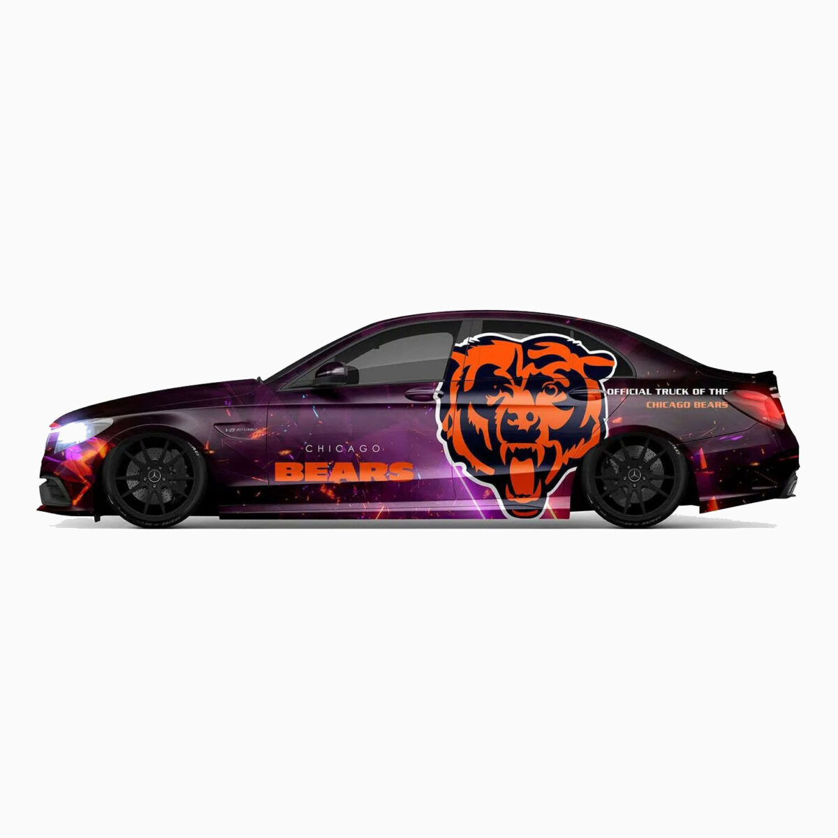 🐻🔥 Chicago Bears Car Wrap - Da Bears Reign - Image 2
