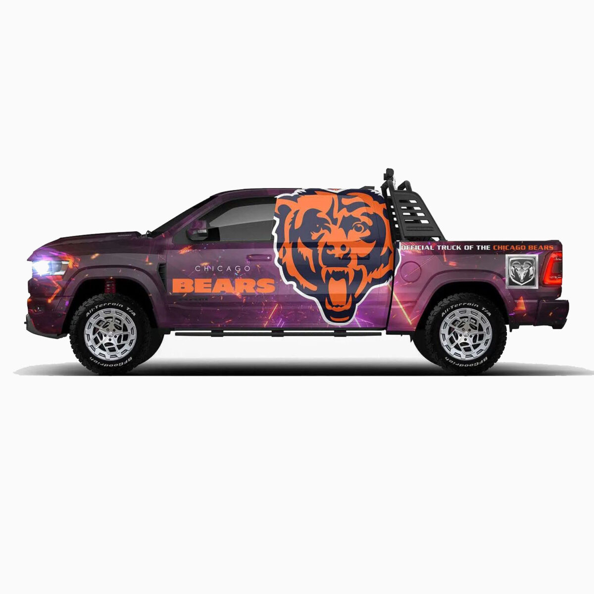 🐻🔥 Chicago Bears Car Wrap - Da Bears Reign - Image 5