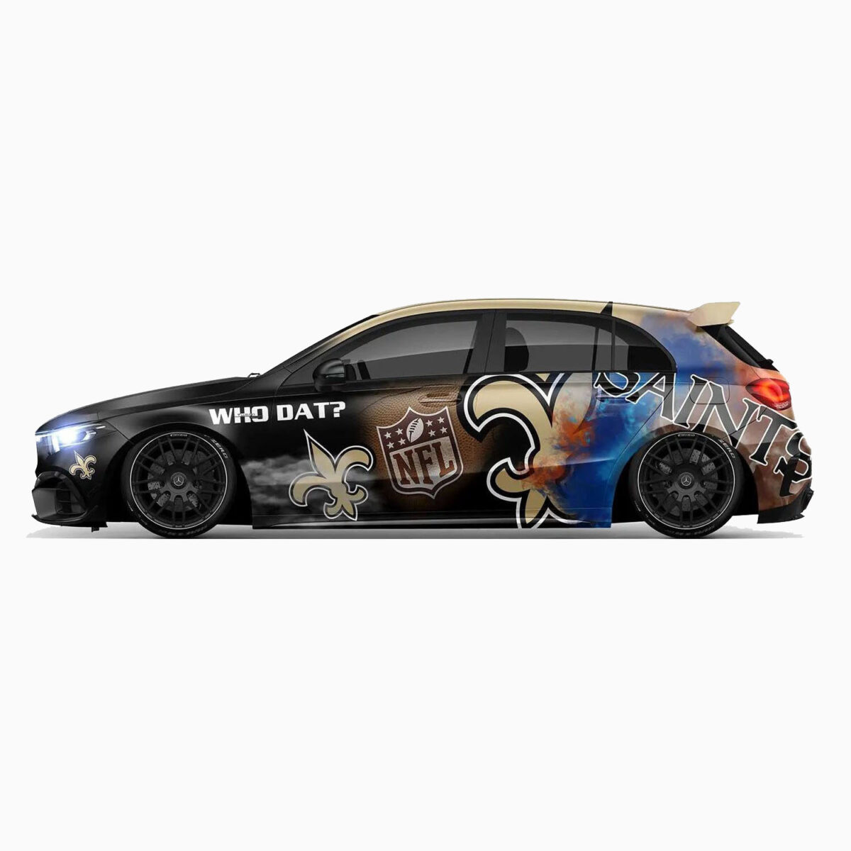 🏈⚜️ New Orleans Saints "Who Dat?" Car Wrap - Image 4