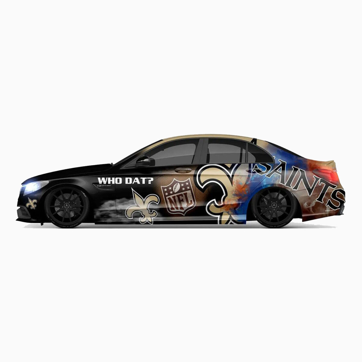 🏈⚜️ New Orleans Saints "Who Dat?" Car Wrap - Image 3