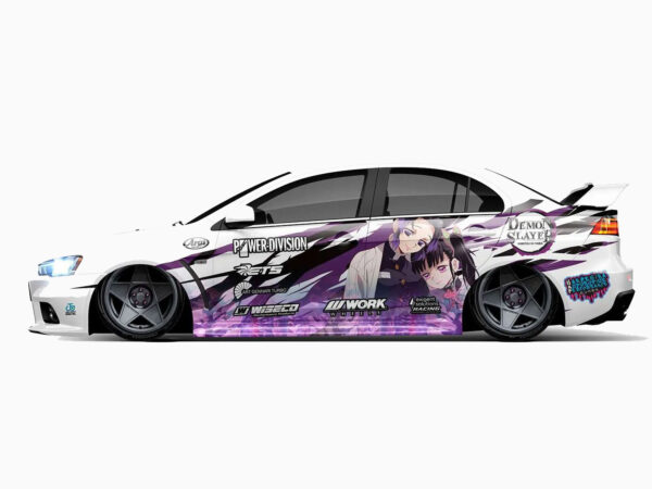 🦋🗡️ Demon Slayer Car Wrap - Breathe Style