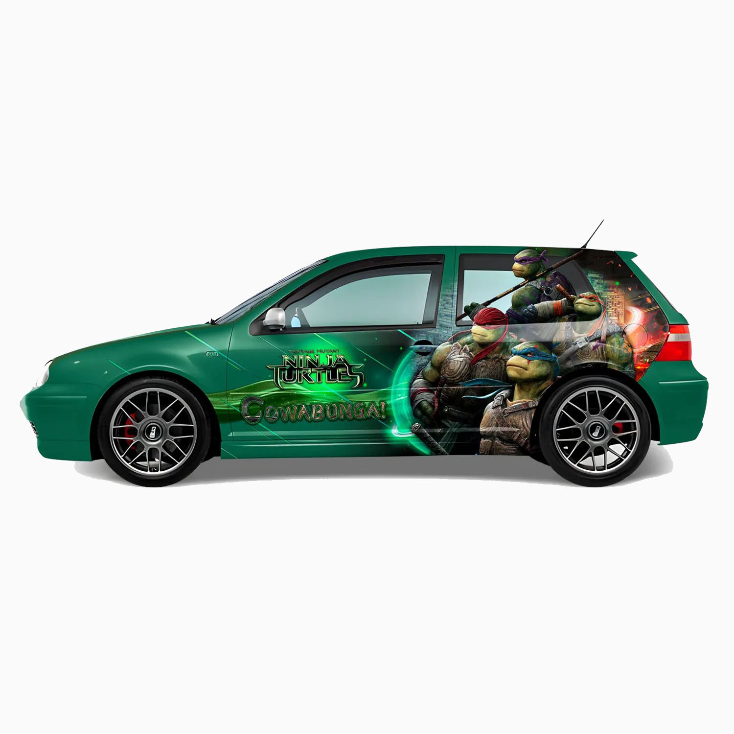 🐢Ninja Turtles Car Wrap - Cowabunga on the Road - Image 2