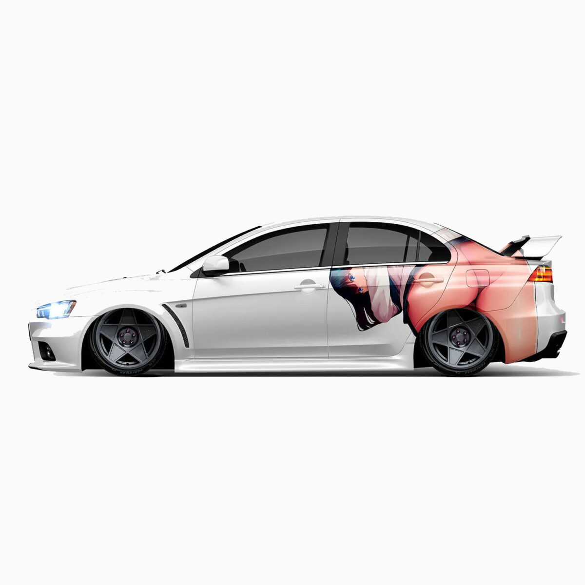 🎨 Manga Style Car Wrap - Dynamic Anime Art - Image 2