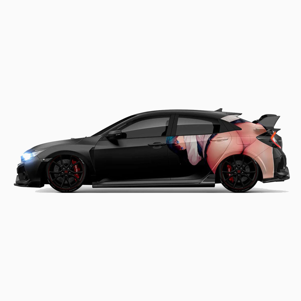 🎨 Manga Style Car Wrap - Dynamic Anime Art - Image 4