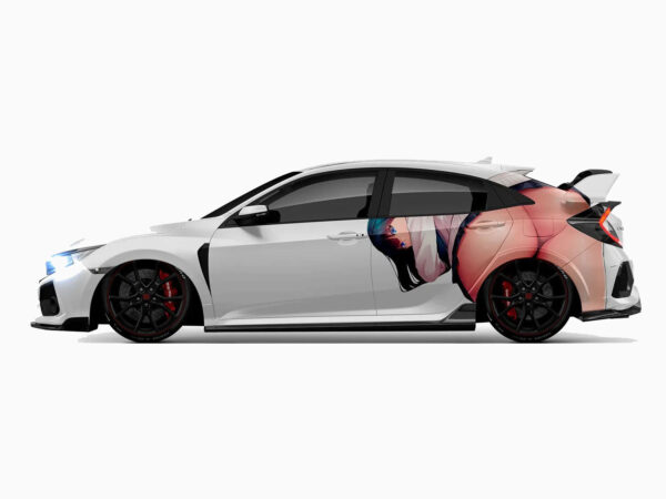 🎨 Manga Style Car Wrap - Dynamic Anime Art