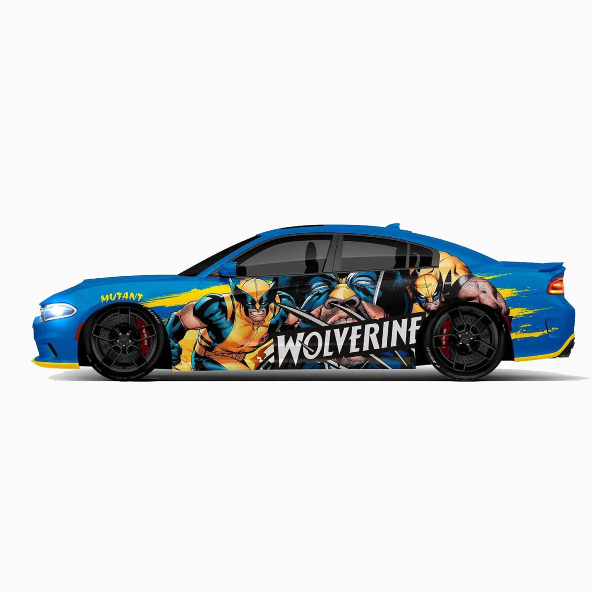 💥🐺 Wolverine Berserker Rage Car Side Wrap - Image 2