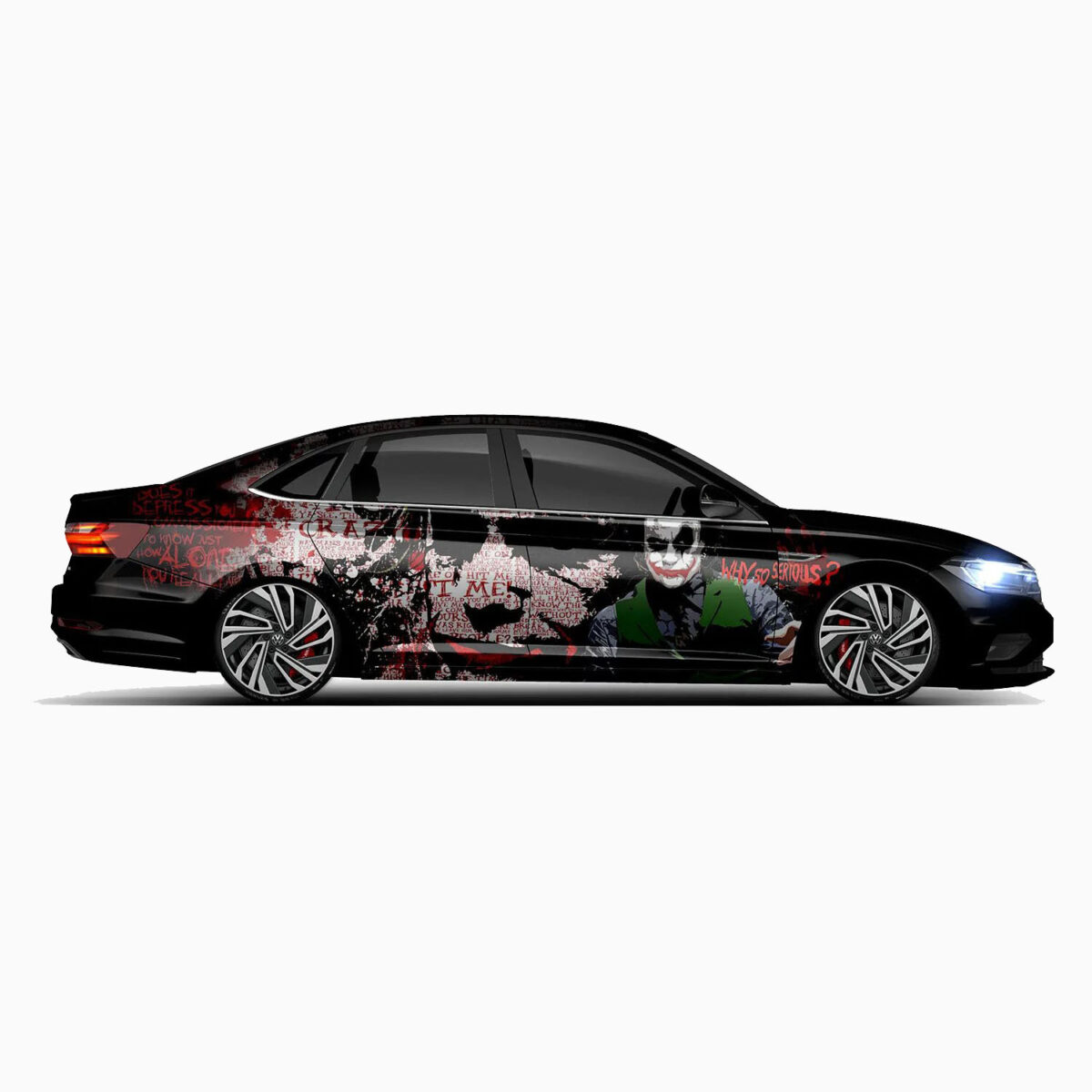 🩸🃏 The Joker "Why So Serious?" Car Wrap