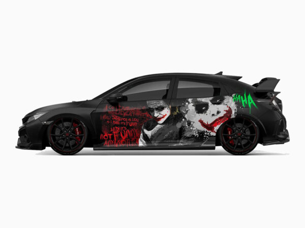 🩸🃏 Joker's Bloody Quotes Car Wrap