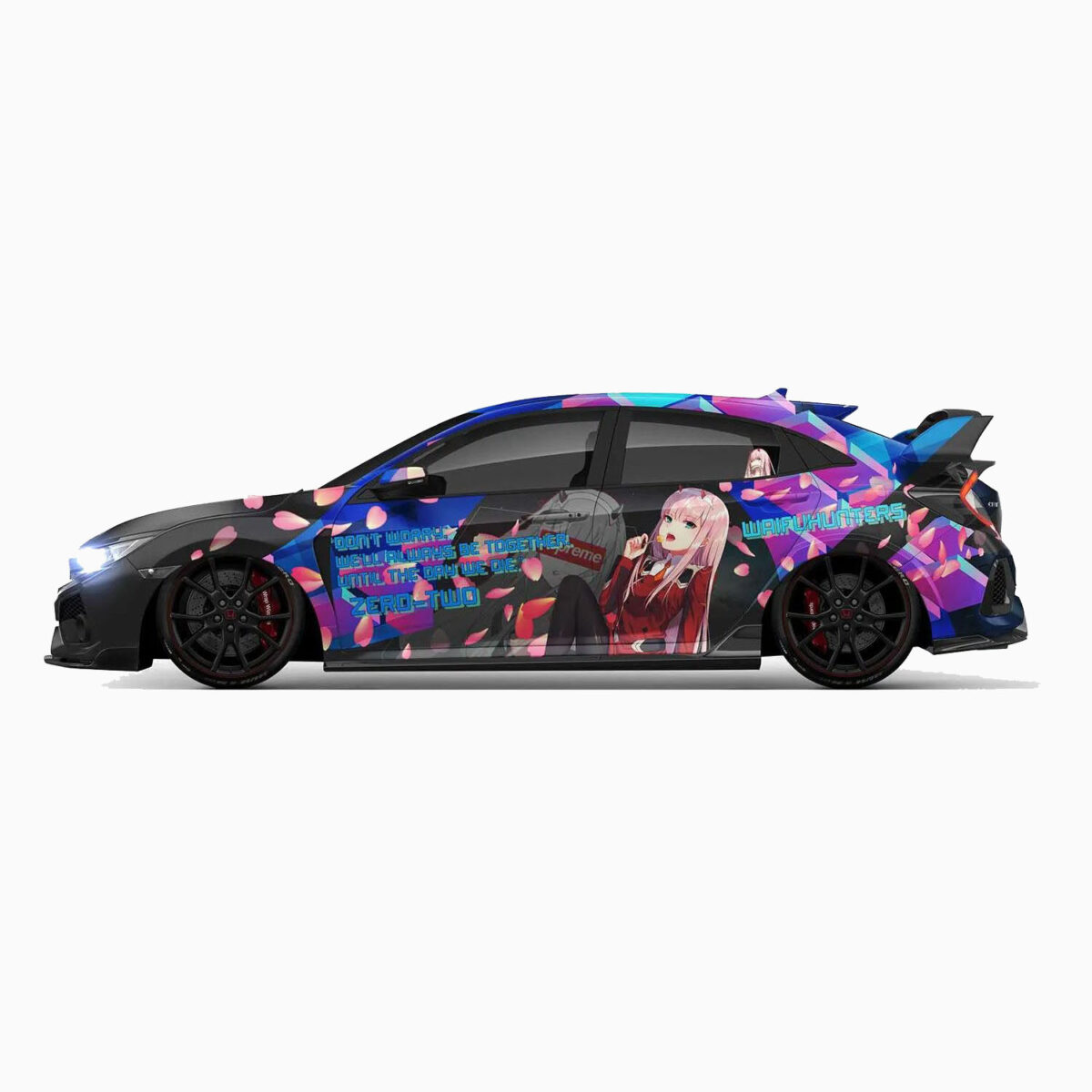 🌸💖 Zero Two Car Wrap - Our Darling's Promise