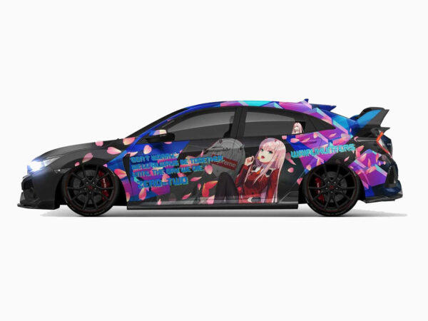 🌸💖 Zero Two Car Wrap - Our Darling's Promise