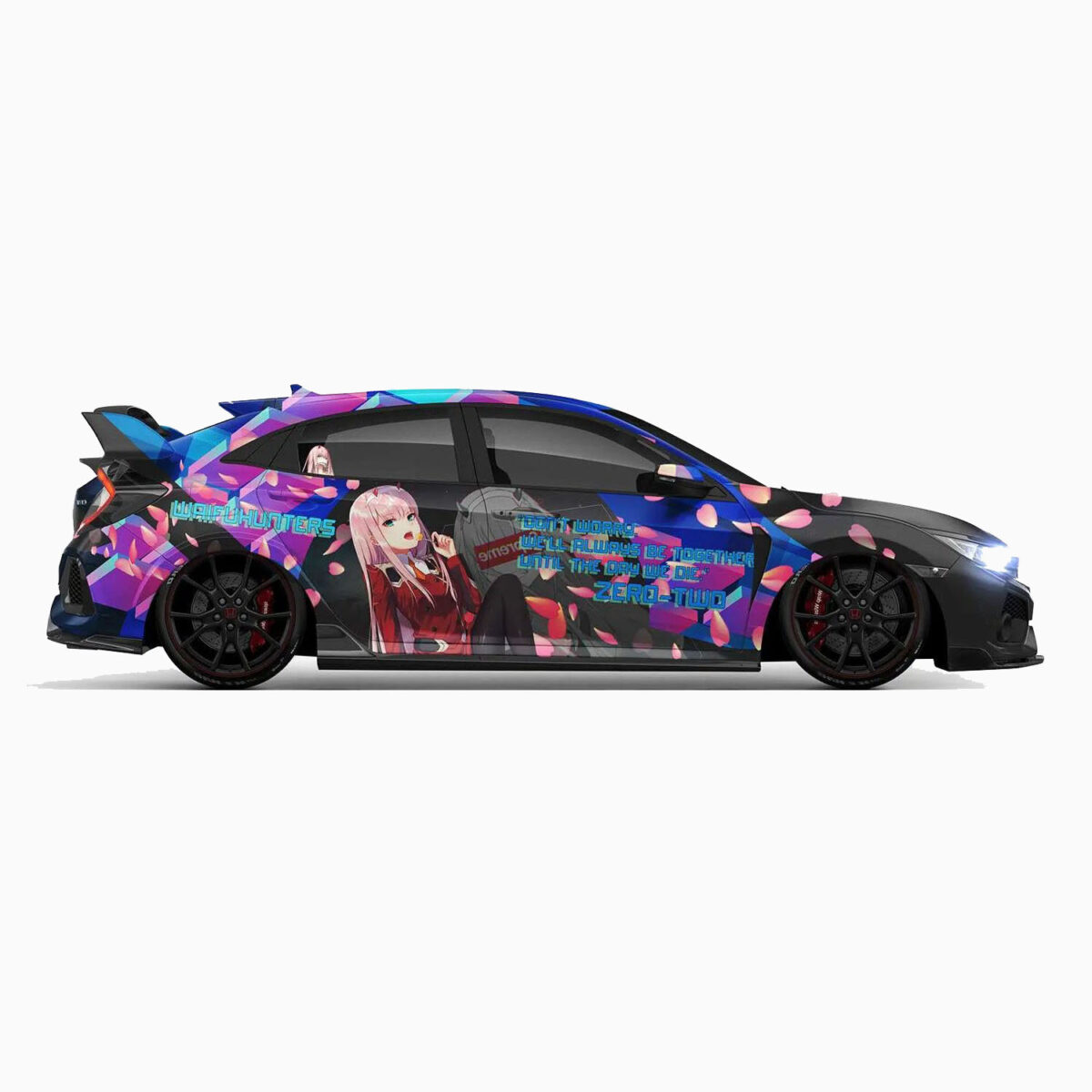 🌸💖 Zero Two Car Wrap - Our Darling's Promise - Image 2