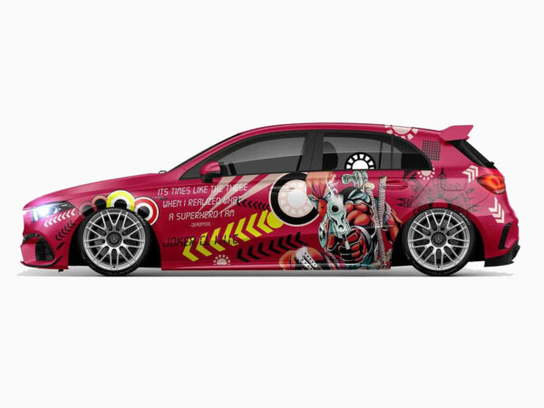 ⚔️💥 Deadpool Car Wrap - Maximum Effort