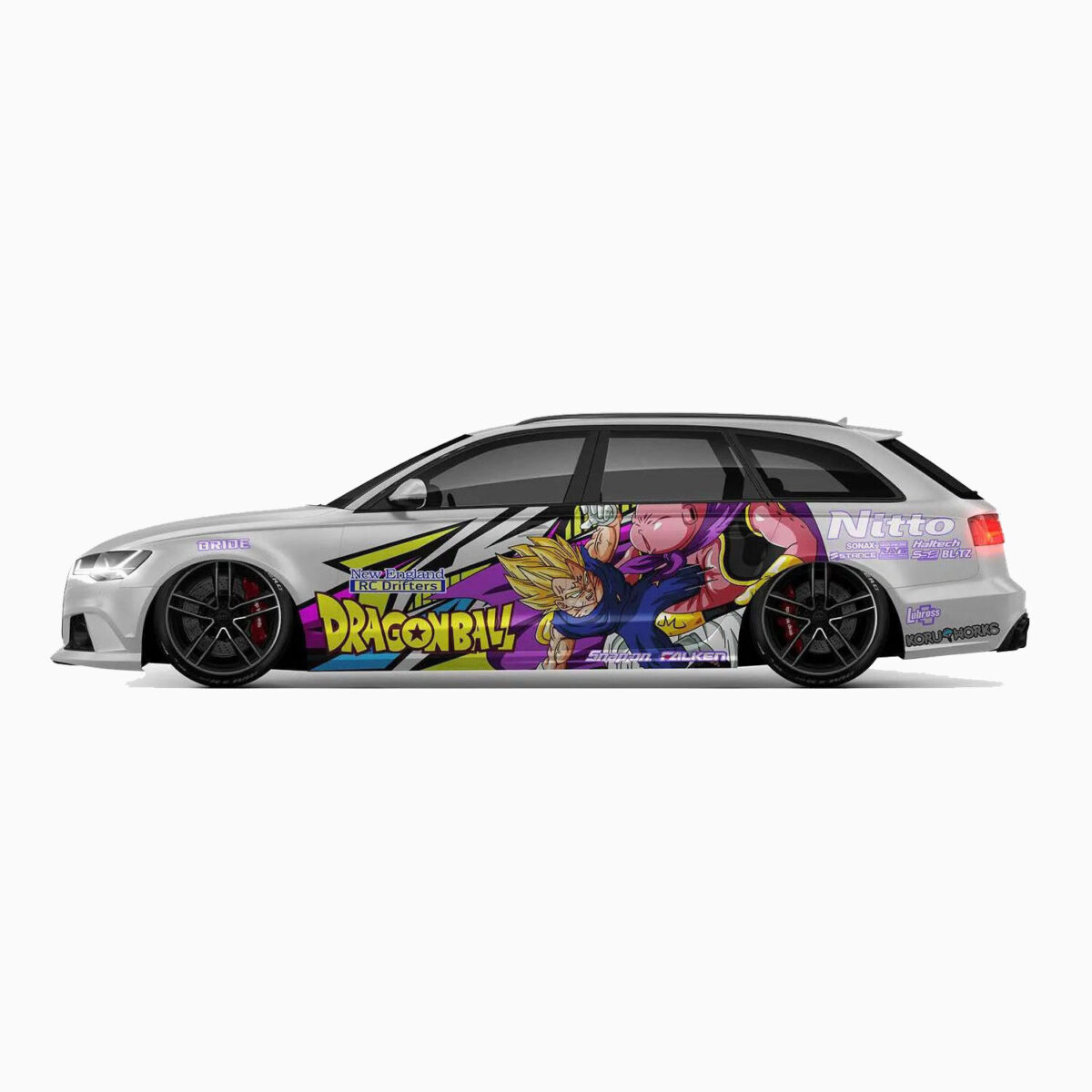 💥💜 Dragon Ball Z Epic Battle Car Wrap