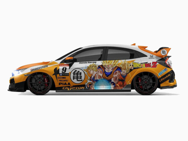 ⚡️🐉 DBZ Kamehameha Car Wrap