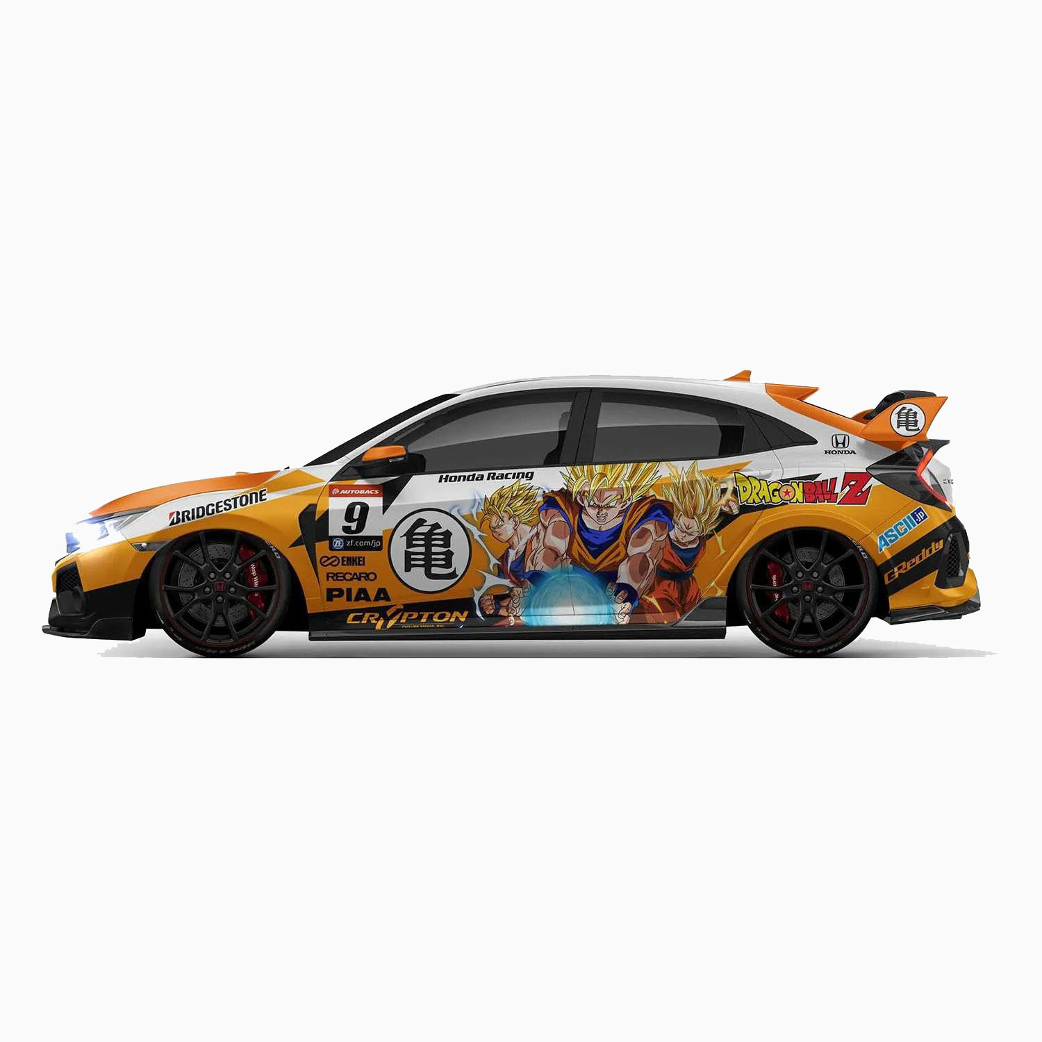 ⚡️🐉 DBZ Kamehameha Car Wrap