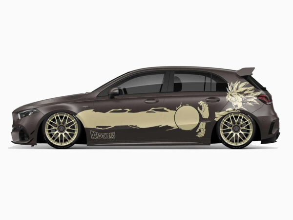 💥🐉 Goku Super Saiyan Car Wrap