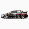 🎀 Harley Quinn Anime Style Car Wrap - Comic Chaos