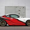 🏎️🔥 Abstract Blade Racing Car Wrap - Red/Black